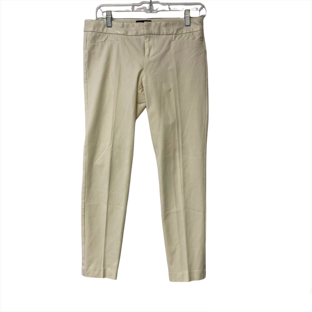 Cynthia Rowley Dress Pants Cream White Cropped Size 2